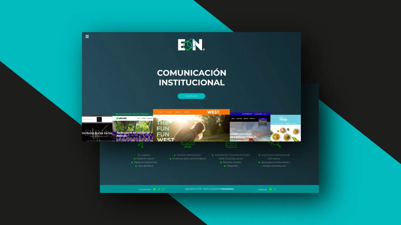 Sitio web de EOON
